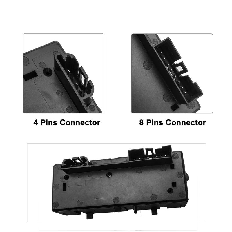 LCWRGS 901-062 4WD 4x4 Switch Replacement for Chevy Silverado 1500, 2500HD Suburban, Avalanche, GMC Sierra 1500, 2500, Yukon- 4 Wheel Drive Switch Transfer Case Selector, OE# 15709327, 19168767 - Image 4